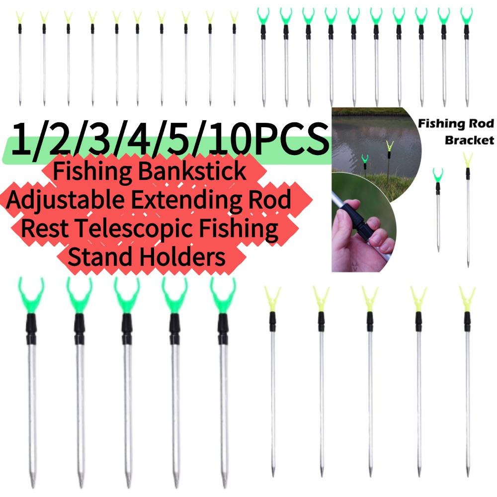 Fishing Rod Telescopic - 1/5/10 szt. * 50/80 cm Regulowany,