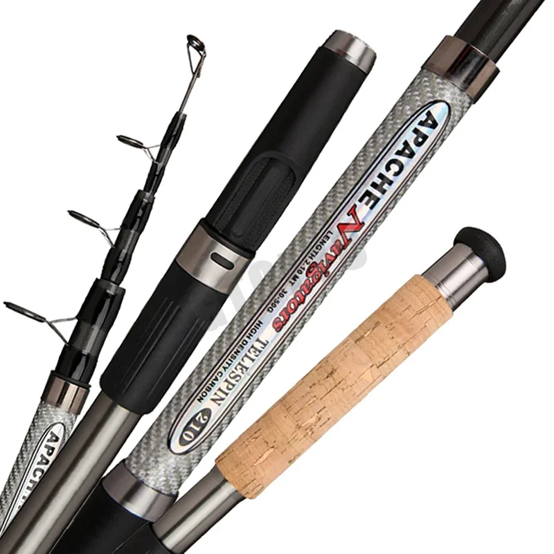 Fishing Rod Surf - Wędki teleskopowe spinningowe z super twardego