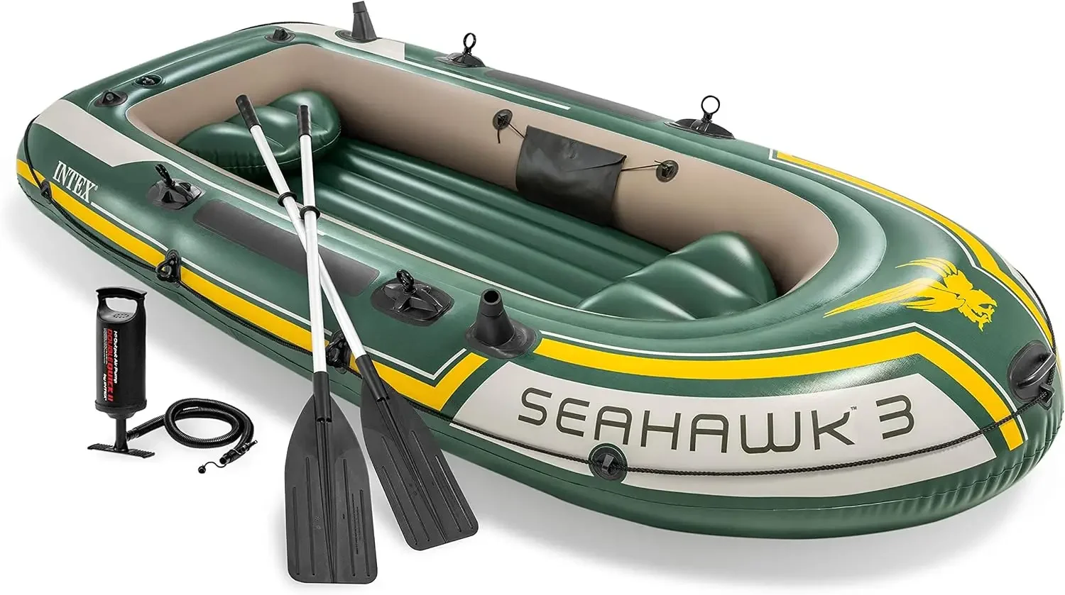 Fishing Rod Boat - INTEX 66332EP Seahawk 2 – zestaw