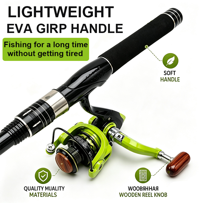 Zestaw wędki spinningowej i ko – Fishing Rod Combo recenzja i cena