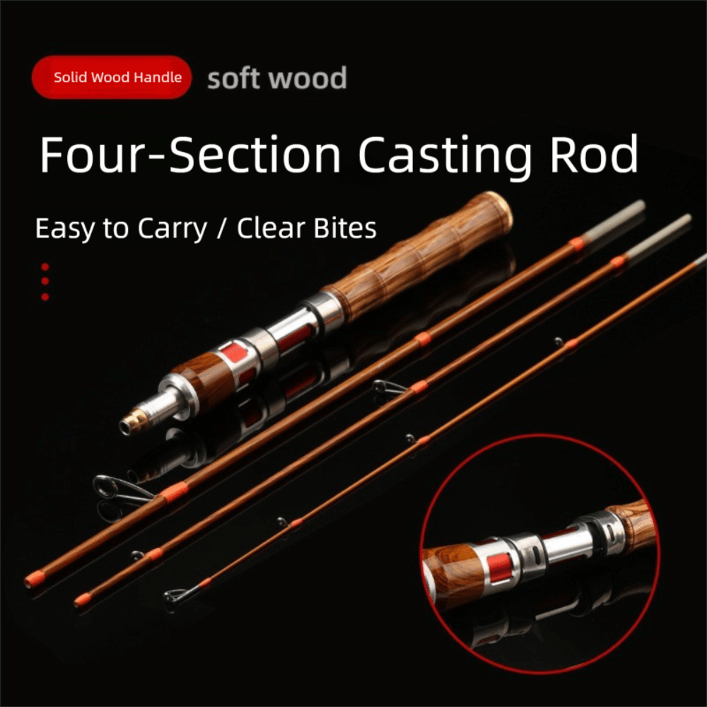 Wędka spinningowa 4-częściowa, – Fishing Rod Carbon Fiber recenzja i cena