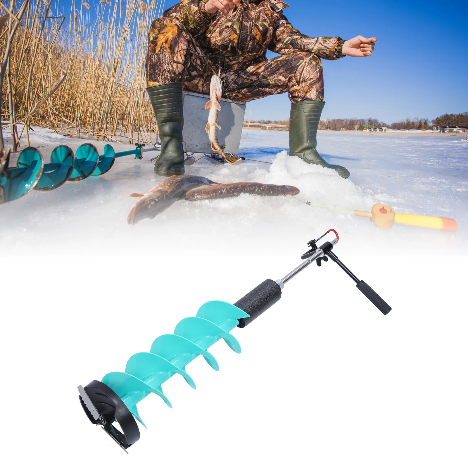 Elektryczny zestaw do wierceni – Fishing Rod Ice recenzja i cena
