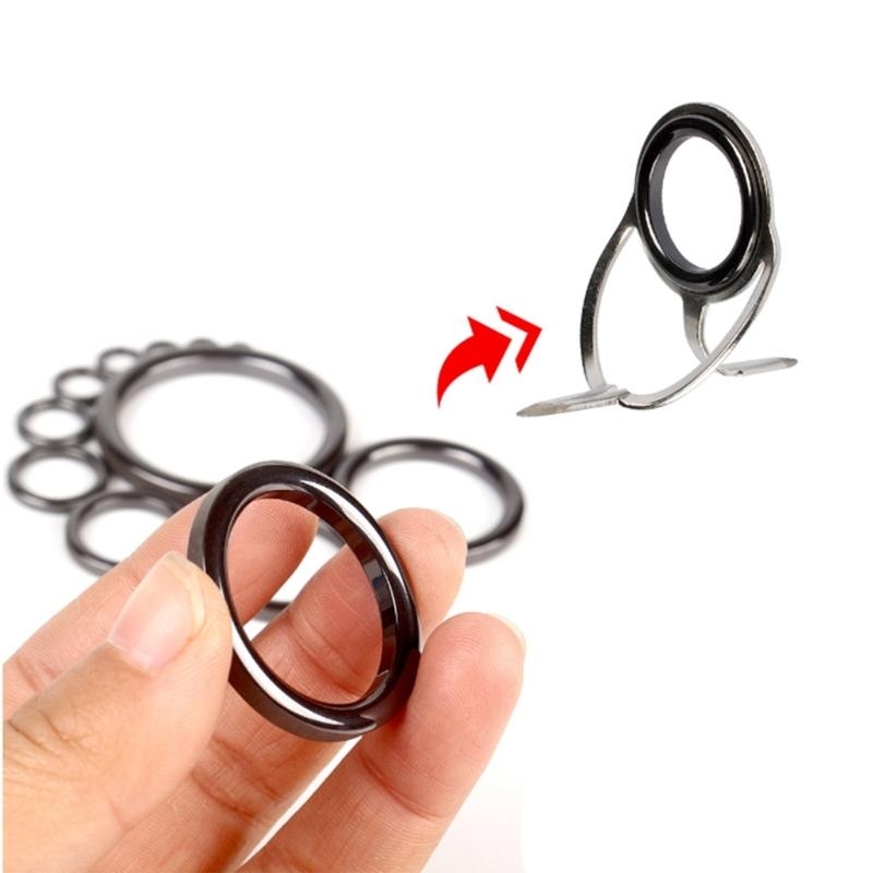 Q39E 40 sztuk zamienniki oczu  – Fishing Rod Tip Replacement recenzja i cena