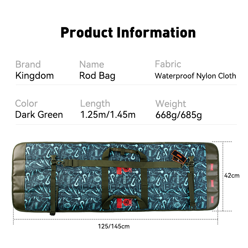 Torba na wędki KINGDOM, wodood – Fishing Rod Case recenzja i cena