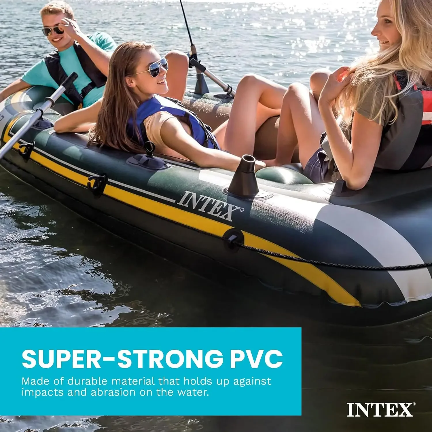 INTEX 66332EP Seahawk 2 – zest – Fishing Rod Boat recenzja i cena