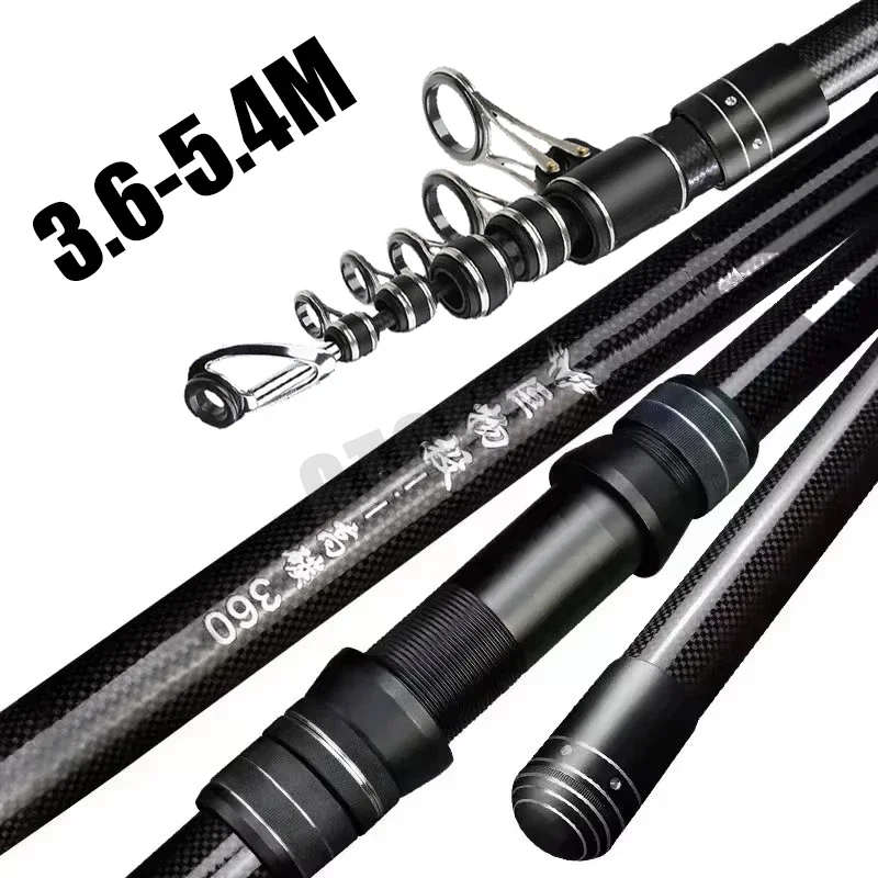 Wędka teleskopowa 3.6m 4.5m 5. – Fishing Rod Surf recenzja i cena