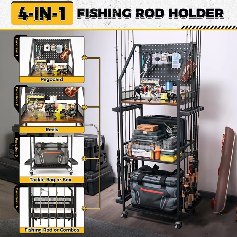 Półka do przechowywania sprzęt – Fishing Rod Combo recenzja i cena