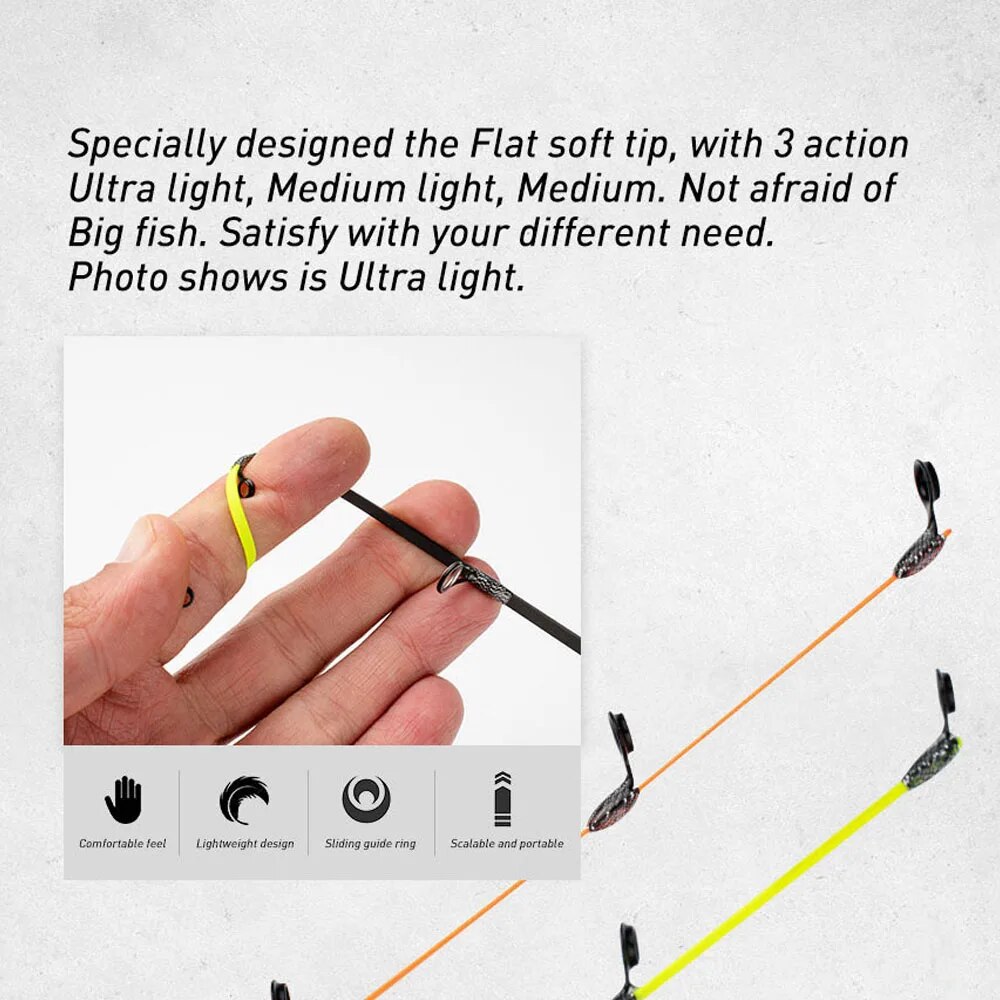 Wędka podlodowa 50cm UL ML M M – Fishing Rod Ice recenzja i cena