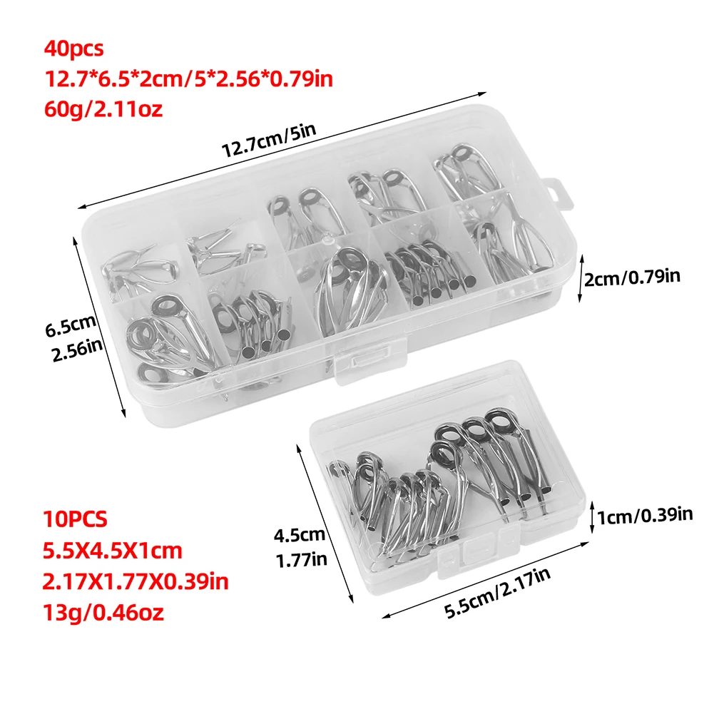 10/40 szt. Zestaw do naprawy k – Fishing Rod Tip Replacement recenzja i cena